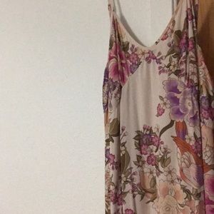 Spell Blue Skies Slip Dress Cream Small